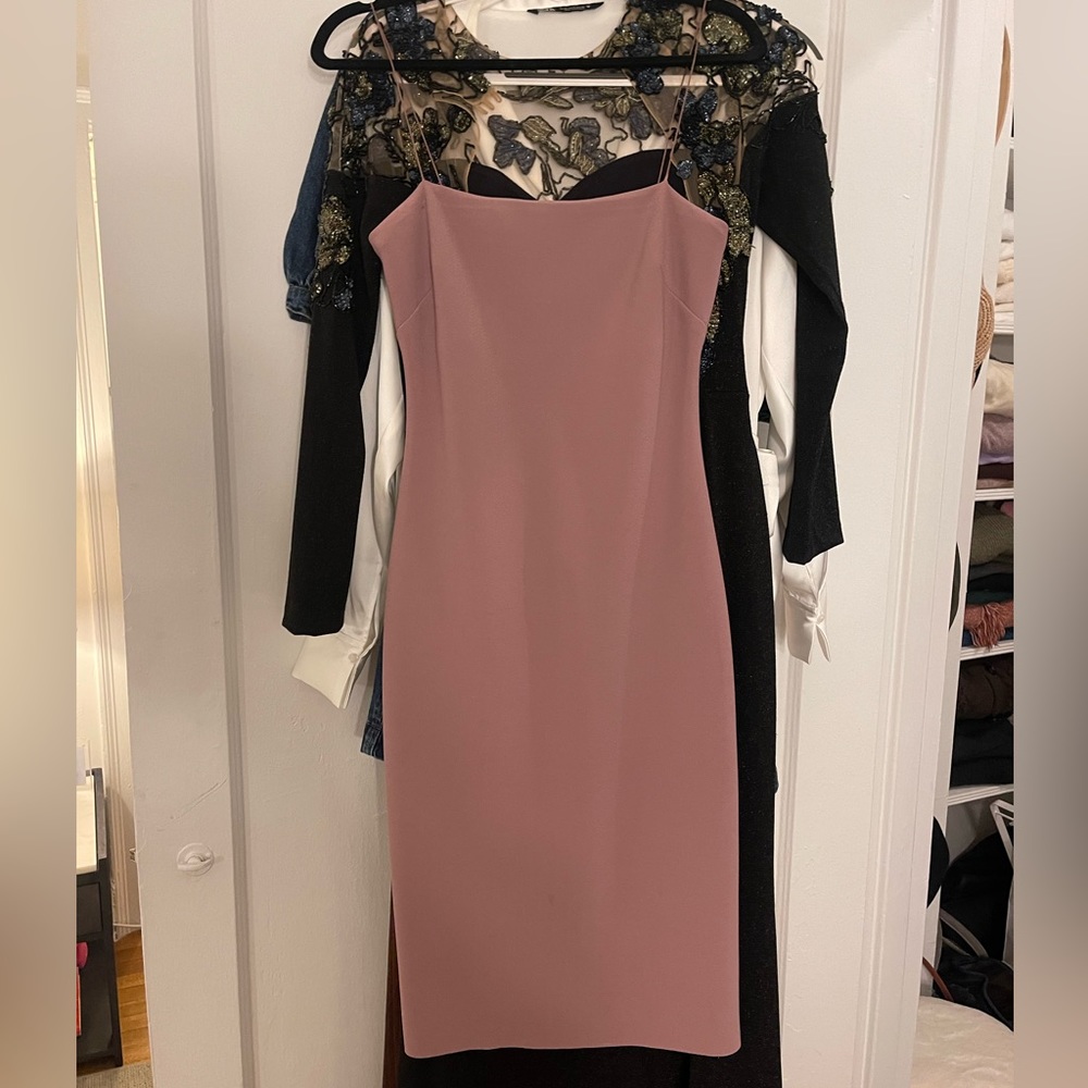 Bec and Bridge blush cocktail dress